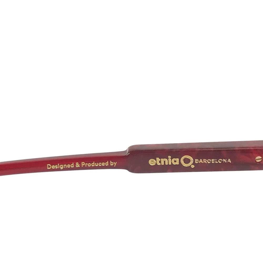 Etnia Barcelona Eyeglasses Frames DASOS RDBX Red Bordeaux Fade 56-15-138